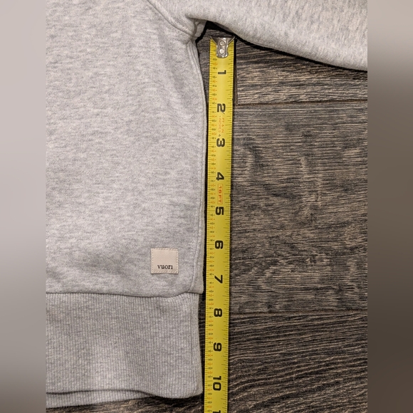 Vuori Restore Half Zip Hoodie XS Light Grey - Picture 6 of 10